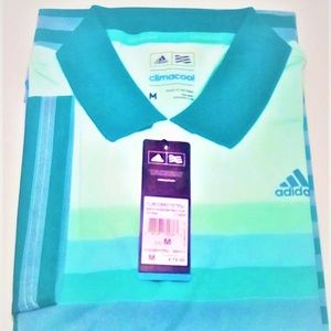NWT Adidas Golf/Sport Shirt M Shades of Green